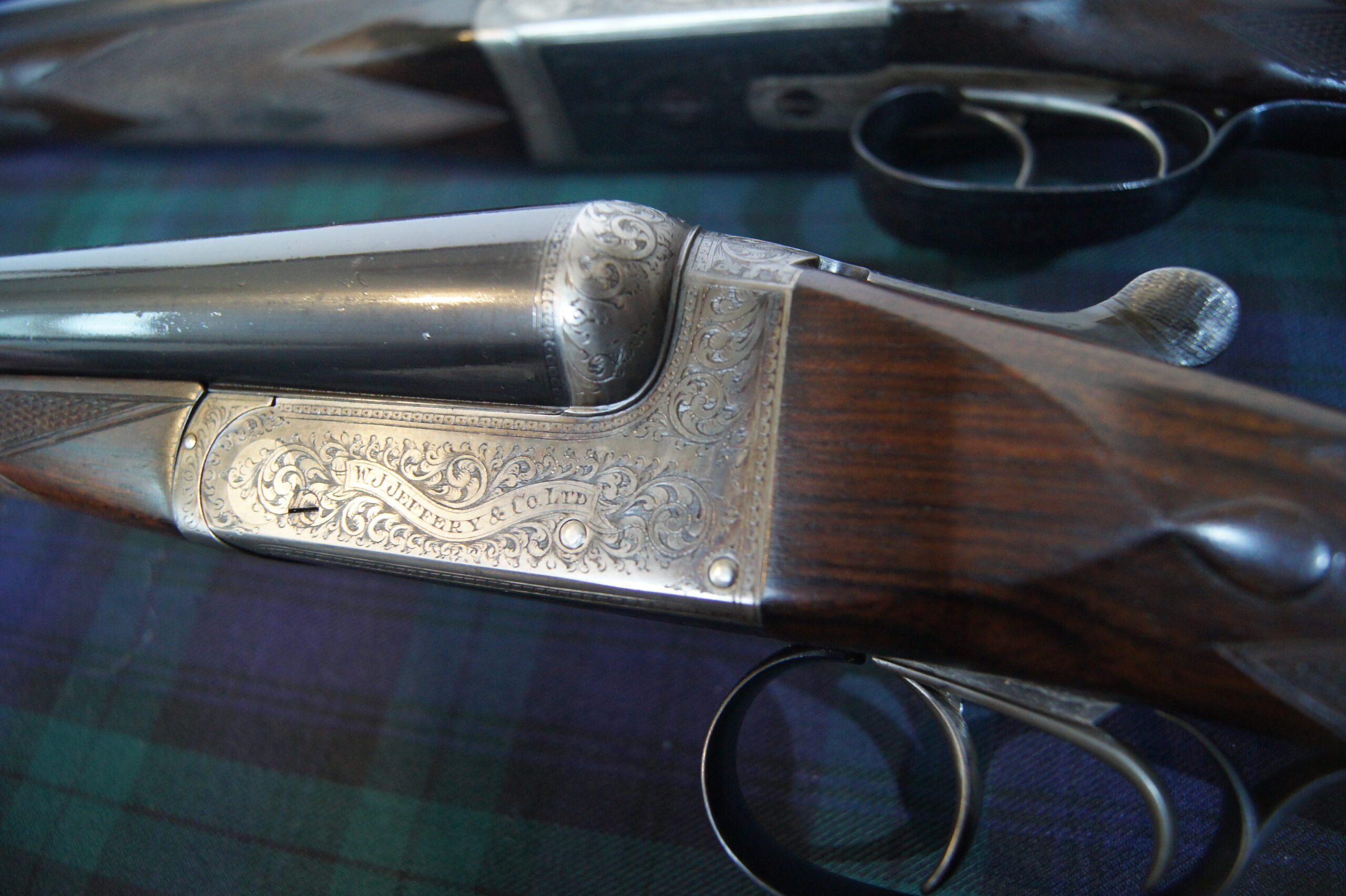 Jeffery Box Lock SOLD -- W.J. Jeffery 12 bore boxlocks (PAIR) – J Roberts & Son